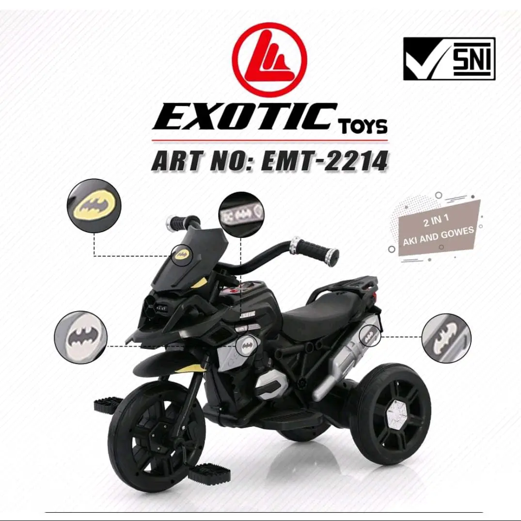 sepeda motor aki goes 2in1 Exotic EMT2214/ EMT 2214/ ET 2243 / ET3003/ ET 3003 emt2234 EMT 2234