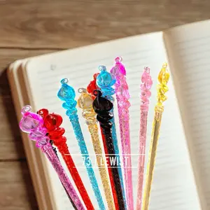 Tuding penunjuk ngaji crystal ukir isi 1 lusin / 12 pcs Stationery