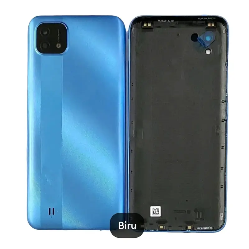 REALMENE C11 2021 RMX3231 - Casing Housing Backdoor Body Belakang Tutup Baterai Back Door Cover Cassing Kesing Belakang HP Real Mene C11 2021 RMX3231 ORIGINAL 0