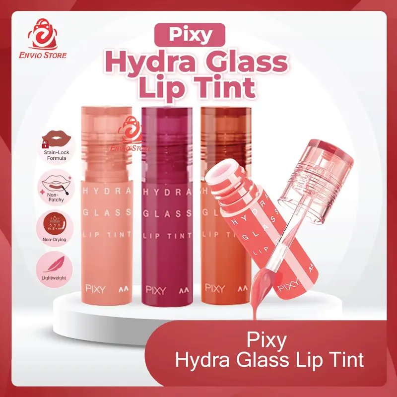 ENVIO - Pixy Hydra Glass Lip Tint 2.5ml - Liptint Glossy Hydrating By Pixy 0
