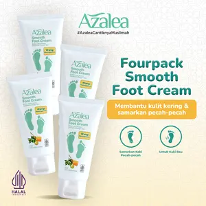 [SPECIAL LIVE ] [Buy 3 Get 4] Azalea Smooth Foot Cream (For Hand & Foot) - Krim Zaitun Perawatan & Pelembut Kaki, Siku, & Telapak Tangan Kering Pecah - Pecah