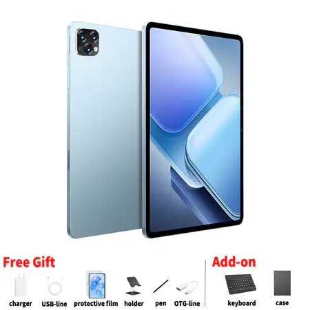 Pro 11  Pad Ponsel dan Layar LCD 16GB+1TB tablet android 58mp ipad murah 9600mAh Tablet PC Screen Wif 5G Dual SlM Dual StandbyOriginal Tablet 1