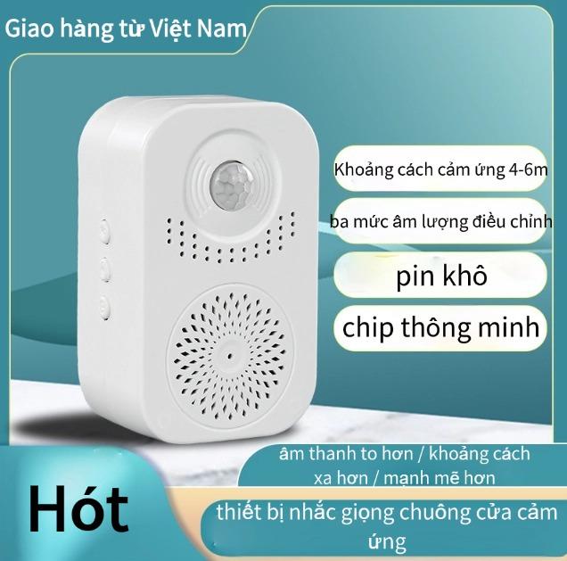 Chuông Cửa Chào Mừng Biết Nói Cảm Biến Chuyển Động Cửa Vào Cửa Hàng Chuông Cửa Thông Minh Báo Động Truy Cập Thương Mại Thích Hợp Cho Gia Đình Và Ngoài Trời Bao Gồm Pin Mới Thanh Toán Khi Nhận Hàng