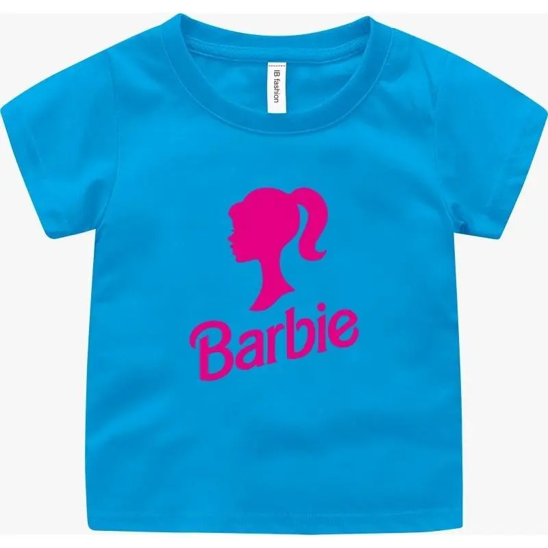 kaos anak atasan barby usia 1-6th catton combad premium 24s fesion anak wanita Combed Katun Distro Cotton Perempuan