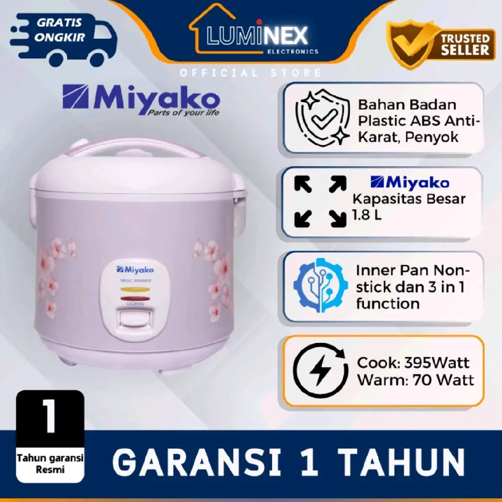 Magic com Rice cooker Miyako MCM 509 1.8 L
