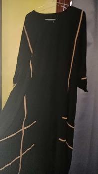 Product Review of Kairo Abaya Jumbo LD 130 Rayon Premium Resleting Depan Simple Elegan Kondangan Pengajian Arisan from M**🦋 1