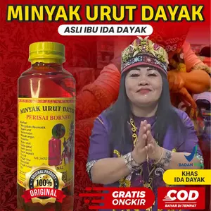MINYAK URUT DAYAK KHAS BU IDA ASLI KALIMANTAN TERLARIS