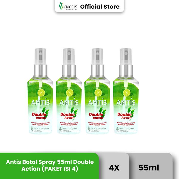 Gambar Antis Botol Spray Double Action 55Ml - 4 Botol - Botol, Standar dari Enesis Group Kota Administrasi Jakarta Timur Tokopedia
