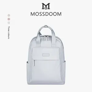 MOSSDOOM Tas Ransel Wanita Herve Backpack Tas Laptop Tahan Air Tas Sekolah Wanita Tas Ransel Praktis