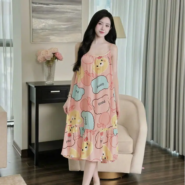 (Đủ size từ 45-100kg)Váy bầu,đầm bầu hai dây bigsize chất lanh lụa mặc hè siêu mát