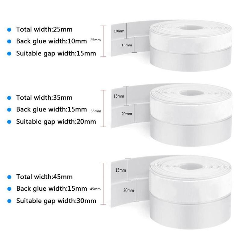 Product Introduction of [SG] Silicone Gap Sealer 5 Meter Roll | Seal For Bedroom Toilet Bathroom Shower Screen Room Cabinet Wardrobe Sliding Door Window Glass Filler Waterproof Weather Sound Proof Bottom Rubber Sealing Strip Block Pest Insect Dust Noise Rain Water Stopper Strip 9