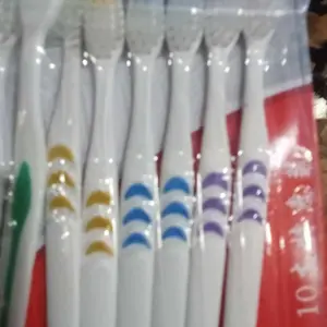 Sikat Gigi Dewasa isi 10 Pcs Bulu Lembut dan Halus Sikat Gigi Travel Murah Travel Toothbrush