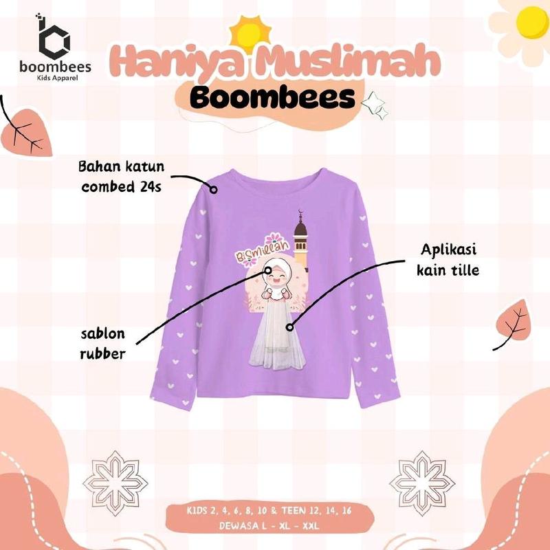 Baju Kaos Atasan Anak Remaja Perempuan Lengan Panjang 2 3 4 5 6 7 8 9 10 11 12 13 14 15 16 Tahun Paddle kids 2