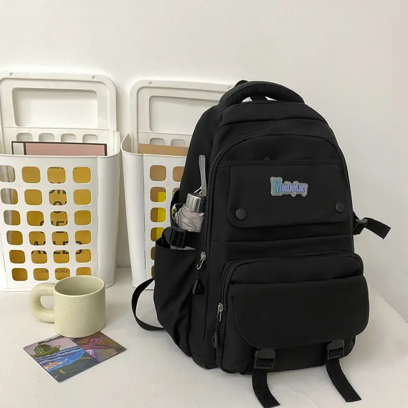 TAS ANAK SEKOLAH PEREMPUAN SD SMP SMA TAS SEKOLAH ANAK CEWEK MODEL IMPORT  RANSEL FASHION REMAJA CUTE RANSEL REMAJA CANTIK GAYA SIMPLE  RANSEL WANITA SIMPLE BANYAK RUANG 4