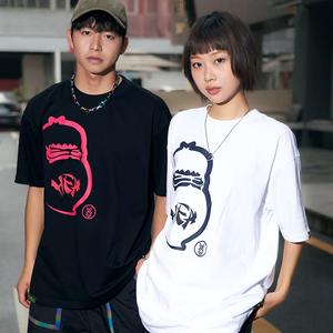 เสื้อยืดคู่รัก เฮฟวีเวท ผ้าคอตตอน 100% ทุกเพศ พลัสไซส์ เหมาะกับการพักผ่อน ชุดเอนกประสงค์ ขายดีที่สุด คอกลม สั้น ทรงหลวม มาใหม่ เหมาะสำหรับเล่นกีฬา