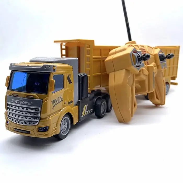 RC Dump Truck Besar Remote Control - Mobil Truk Kontruksi Trailer Muatan Remot Kontrol Anak Edukatif 0