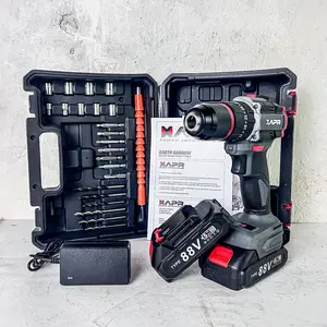 APR RAJA BOR impact drill BRUSHLESS TYPE AP34+ 13mm keyless auto lock 2baterai lxt 88v mesin bor besi kayu driver sekrup drill APR RAJA BOR impact drill BRUSHLESS TYPE AP34+ 13mm keyless auto lock 2baterai lxt 88v mesin bor besi kayu driver sekrup drill