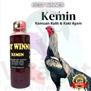 Kemin Ayam Aduan BEST WINNER 250 ml Menebalkan Kulit Pengeras Kaki Memerahkan Ayam Aduan Permanen