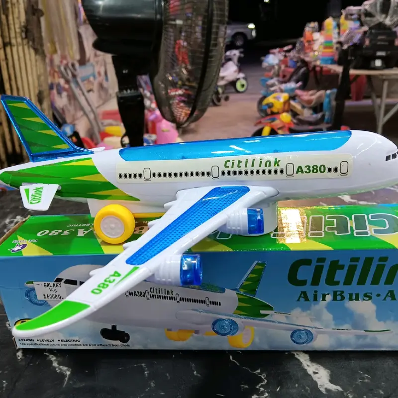 MAINAN PESAWAT CITI LINK MENYALA DAN BUNYI // MAINAN ANAK ,KADO ANAK 1