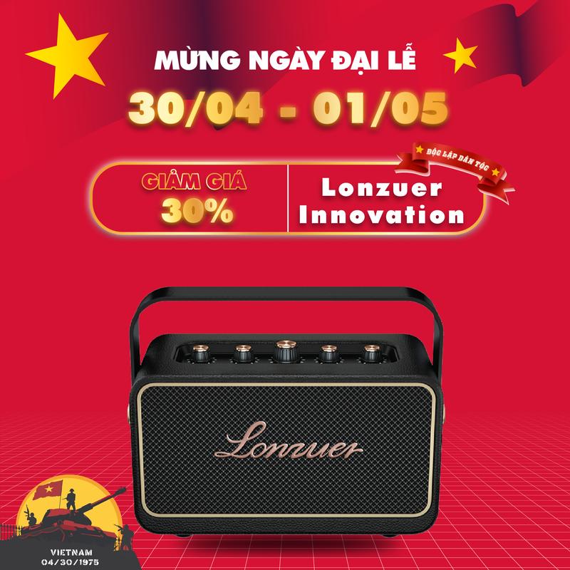 [ KÈM 01 MICRO HỢP KIM ] [E&P Speaker] Loa Karaoke Bluetooth Cao Cấp Lonzuer Innovation - Công suất Lớn - Thiết Kế Sang Trọng - Pin trâu nghe đến 10 tiếng - Hàng Chính Hãng BH 12 Tháng Nghe Nhạc Củ Loa