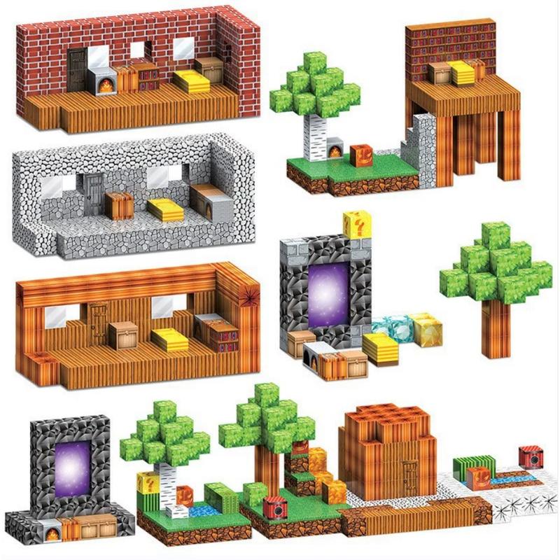 Minecraft Magent Building (free shipping)Magnetic minecraft blocks,Minecraft blocks magnet,Teka ...