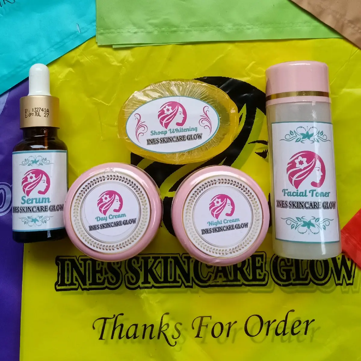 Cream Malam Ines Skincare 100% Asli untuk Kulit Wajah Lebih Lembut dan Kenyal - Kusam