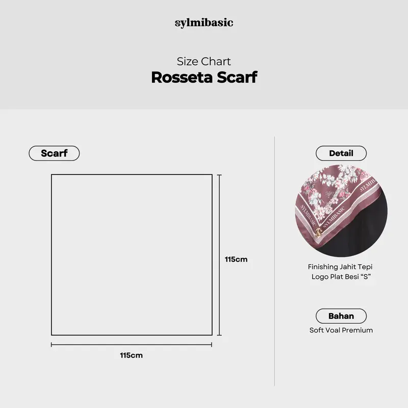 Rosseta Pattern Scraf by Sylmibasic Official 8