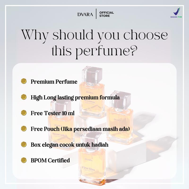 Product Introduction of Dvara premium series parfum formula premium wangi tahan lama box mewah elegant seri premium dvara perfume cowok cewek buy 1 get 2 54