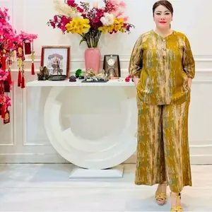 Fu-Setelan Rayon Twill Salur Abstrak 238781 Premium