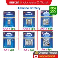 Gambar Maxell Battery Alkaline AA (LR06) dan AAA (LR03) Baterai Alkalin A2 (LR06) dan A3 (LR03) Battre Isi 6pc - Maxell Alkaline AA 6 pcs dari Maxell Indonesia Official Kota Administrasi Jakarta Barat 1 Tokopedia