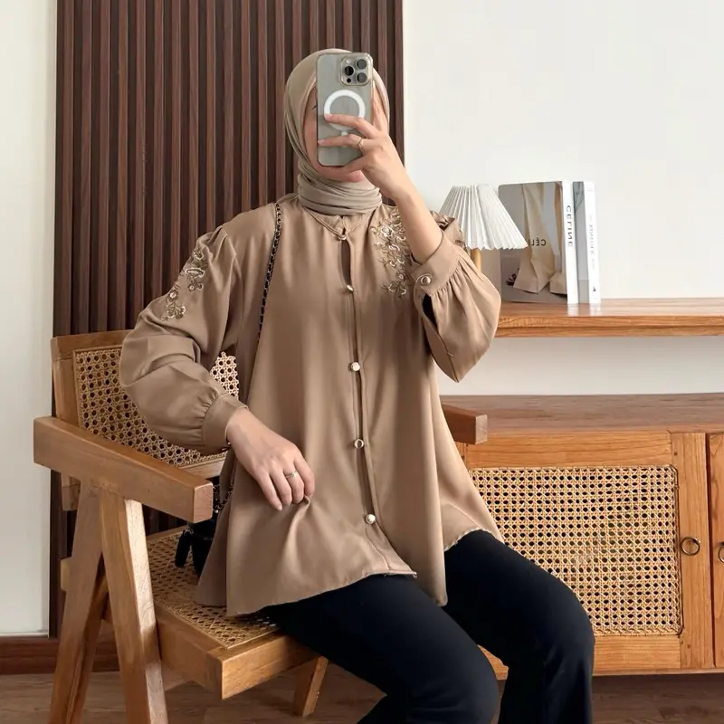 GANES BLOUSE SHAKILLA BORDIR 5