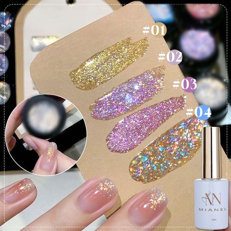 Sơn Móng Tay Gel MIANEL 12ML Chủ Đề Aurora Giấc Mơ Phổ Biến Mùa Hè Làm Trắng Đèn Lung Linh Sơn Móng Tay Kim Cương Phản Quang Thích Hợp Cho Nghệ Thuật Làm Móng Hoàn Hảo Cho Các Salon Nghệ Thuật Làm Móng Màu Hồng Nghệ Thuật Làm Móng