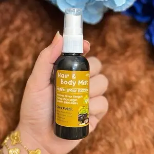 HAIRMIST ARAB HUREM 60ml ANTI BAU KETOMBE RAMBUT WANGI OUD PARFUM RAMBUT WANGI TIMUR TENGAH WEWANGIAN RAMBUT ANTI KUSUT