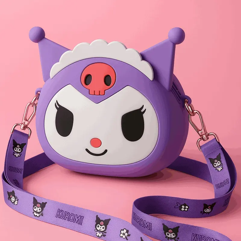 [Muat HP] Tas Selempang Karakter Kartun Anak Cowo Cewe Lucu Ukuran BESAR Muat HP Cetakan Emboss 3D Real Pic Bisa COD Fashion 4