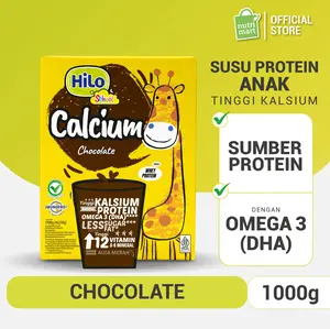 HiLo School 1000g - Chocolate / Vanilla - Susu Anak Tinggi Kalsium Lebih Rendah Lemak