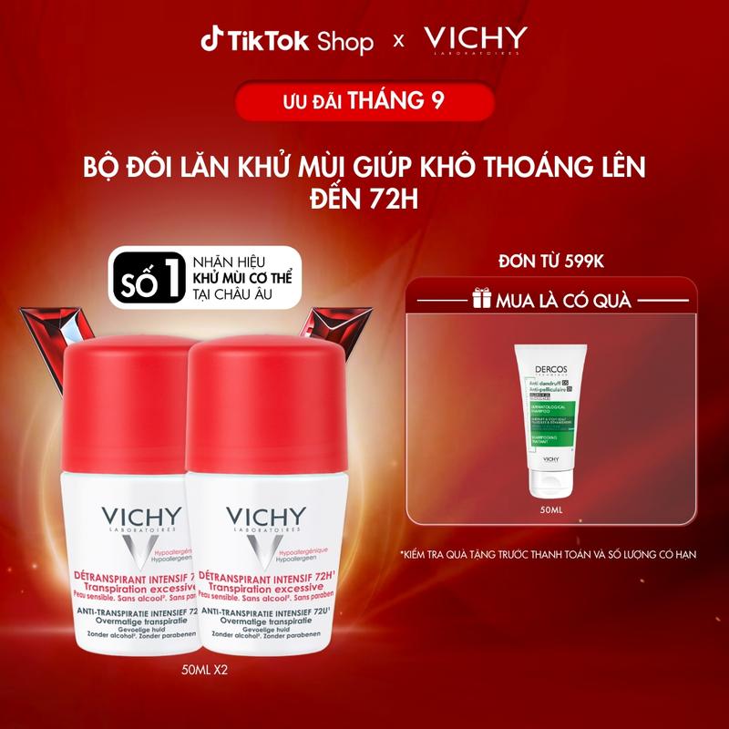 Bộ đôi lăn khử mùi giúp khô thoáng, ngăn tiết mồ hôi vùng da dưới cánh tay LÊN…