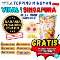 Gambar JELLY MOTIF TELUR BELAH / TOPPING MINUMAN KEKINIAN dari Nata Jelly Official Store Kota Bandung 1 Tokopedia