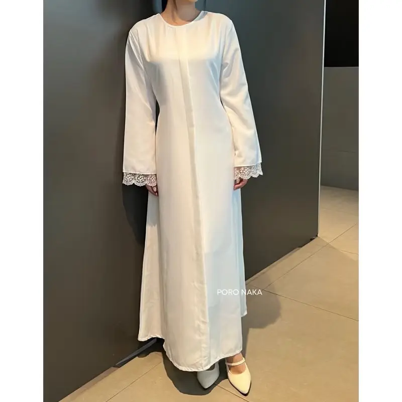 PORO NAKA - DUBAI Dress | Maxi Dress Wanita Lengan Panjang, Gamis Lebaran