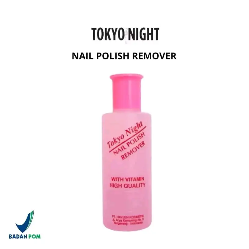 Tokyo Night Nail Polish Remover 76ml / Pembersih Kutek Tokyo Night