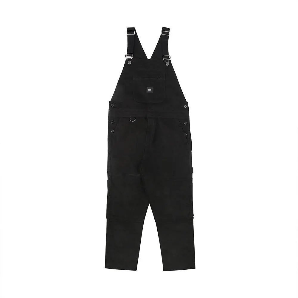308 ABSLTUNSCRD -  OVER ALL JUMPSUIT 308 LOGO BOX - BLACK