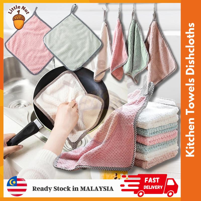 Kitchen Rags Microfiber Kitchen Towel Cleaning Cloth Non-stick - TikTok ...