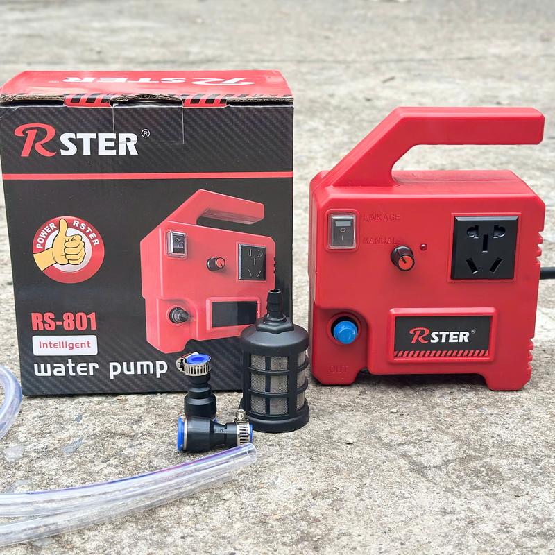 Máy Bơm Thông Minh Đỏ RSTER RS 801 Công Suất 55W Dành Cho Máy Cắt Rãnh Tường Khoan Rút Lõi 