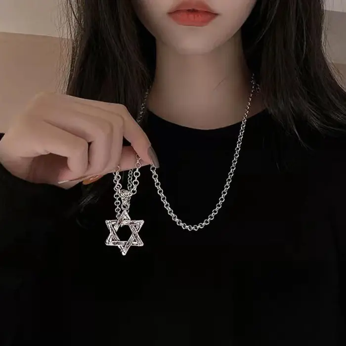 Vòng Cổ Đơn Giản, Phong Cách Hip-Hop Cổ Điển, Thiết Kế Đẹp, Dây Chuyền Xương Đòn Hợp Xu hướng Và Cá Nhân Hóa