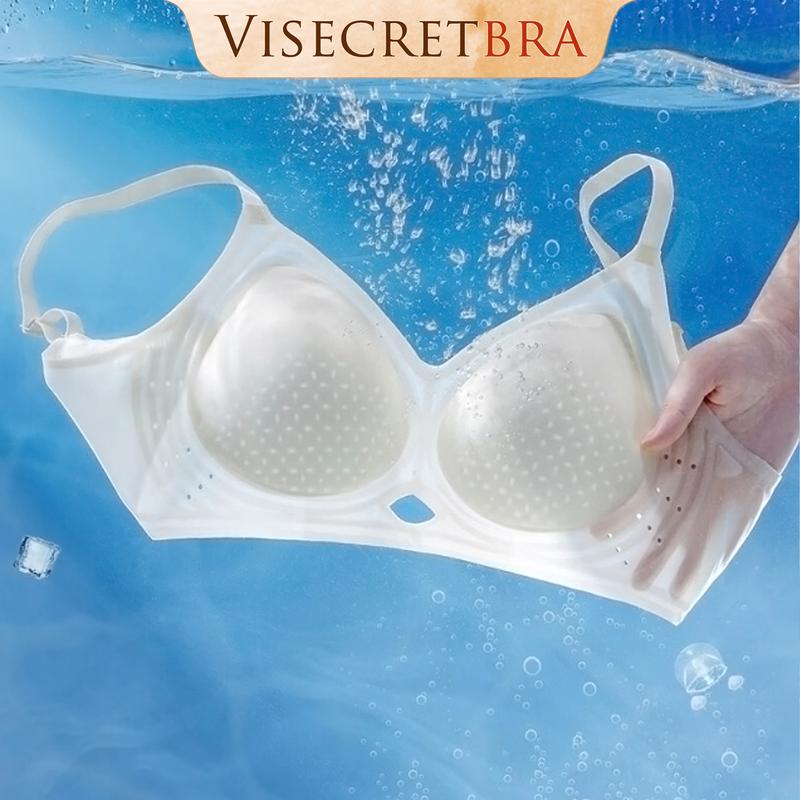 1 - Áo Lót Nữ Su Đúc Mút Mỏng Nâng Nhẹ Vòng 1 Tạo Khe Không Gọng Chống Xệ Gom Quả Áo Bra Su Mỏng Mịn Thoáng Khí Có Đệm Mút Nâng Vòng 1 Không Gọng Không Đường May Hở Lưng -- VN241053 Women