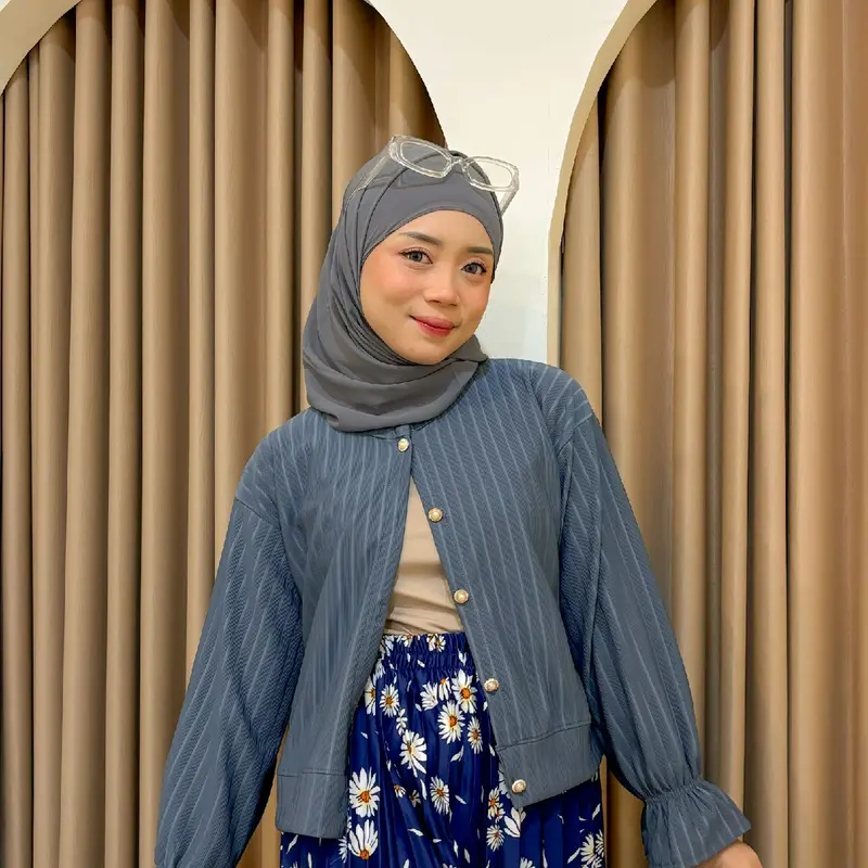 Vienetta.id-ONESET SETELAN WANITA KEKINIAN BAJU ROK PANJANG WANITA REMAJA KEKINIAN ATASAN CARDI KNIT HORNET DAN ROK PLISKET PREMIUM FIT TO XL OUTFIT HEALING OUTFIT NGEDATE STUDYTOUR NONGKI KEKINIAN SIMPLE KOREAN STYLE FASHION KEKINIAN 2025 Regular 2