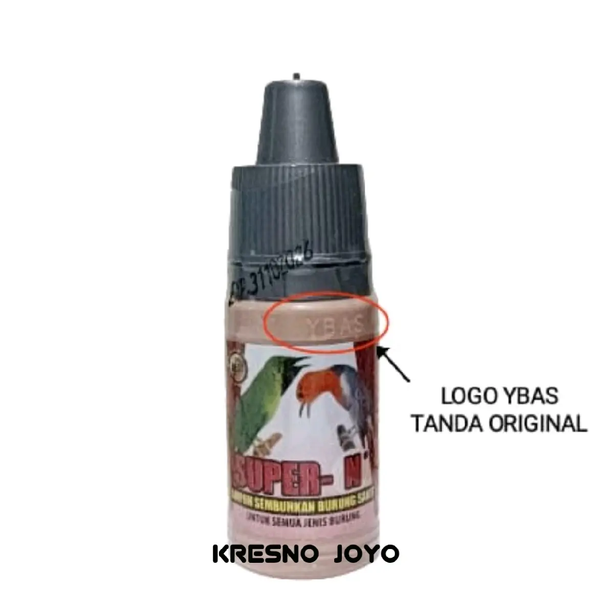 SUPER N ORIGINAL BERLOGO YBAS OBAT UNTUK MENGOBATI MASALAH PENCERNAAN BURUNG