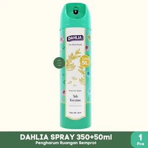 DAHLIA PENGHARUM SPRAY TEH KERATON 350ml+50ml - Pengharum Ruangan Semprot Aerosol DAHLIA PENGHARUM SPRAY TEH KERATON 350ml+50ml - Pengharum Ruangan Semprot Aerosol