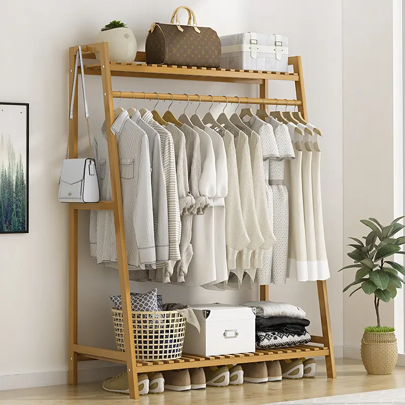 E-TIFE Rak Gantungan Baju / Rak Baju / Rak Pakaian / Gantungan Baju Berdiri / Rak Baju Celana / Rak Susun 1