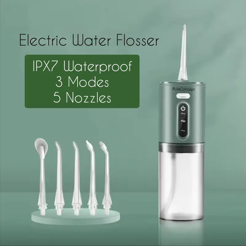 PureConcept PC200 Water Flosser - Oral Irrigator Dental Scaling Pembersih Karang Gigi Portable 7