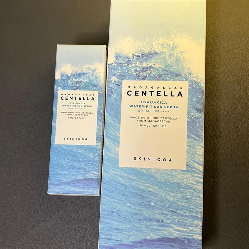 SKIN1004 Madagascar Centella Hyalu-Cica Water-Fit Sun Serum 15ml dan 50ml SPF50 PA++++ 4